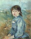 The Little Girl from Nice by Berthe Morisot